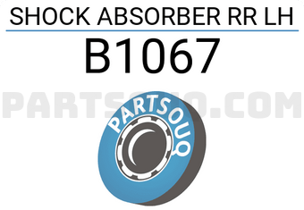 Tokico B1067 SHOCK ABSORBER RR LH