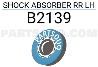 Tokico B2139 SHOCK ABSORBER RR LH