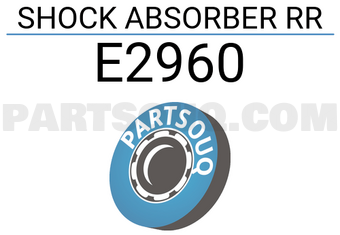 Tokico E2960 SHOCK ABSORBER RR