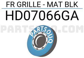 Tong yang HD07066GA FR GRILLE - MAT BLK