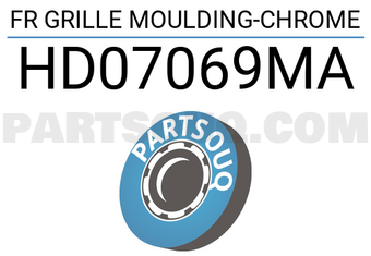 Tong yang HD07069MA FR GRILLE MOULDING-CHROME