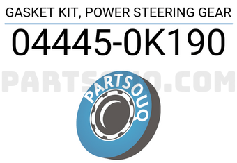 Toyota 044450K190 GASKET KIT, POWER STEERING GEAR