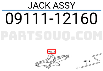 Toyota 0911112160 JACK ASSY
