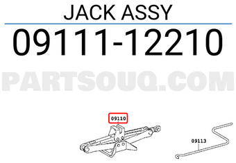 Toyota 0911112210 JACK ASSY