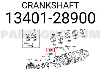 Toyota 1340128900 CRANKSHAFT