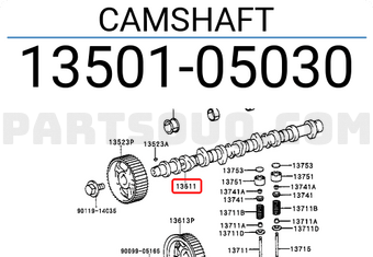 Toyota 1350105030 CAMSHAFT