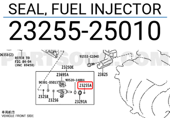 Toyota 2325525010 SEAL, FUEL INJECTOR