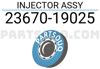 Toyota 2367019025 INJECTOR ASSY