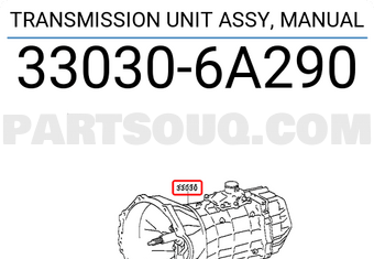 Toyota 330306A290 TRANSMISSION UNIT ASSY, MANUAL