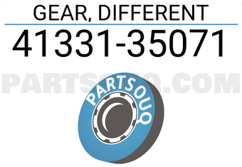 Toyota 4133135071 GEAR, DIFFERENT