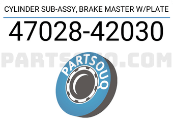 Toyota 4702842030 CYLINDER SUB-ASSY, BRAKE MASTER W/PLATE
