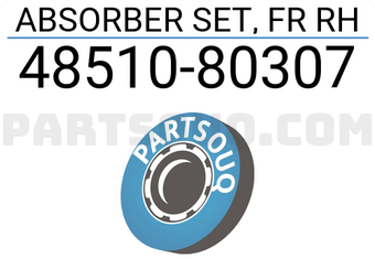 Toyota 4851080307 ABSORBER SET, FR RH