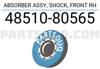 Toyota 4851080565 ABSORBER ASSY, SHOCK, FRONT RH