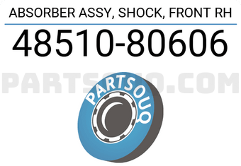 Toyota 4851080606 ABSORBER ASSY, SHOCK, FRONT RH