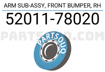 Toyota 5201178020 ARM SUB-ASSY, FRONT BUMPER, RH