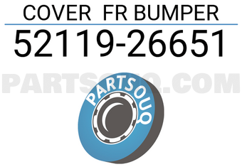 COVER FR BUMPER 5211926651 | Toyota Parts | PartSouq