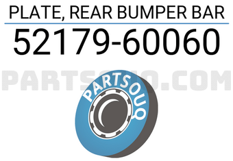 Toyota 5217960060 PLATE, REAR BUMPER BAR