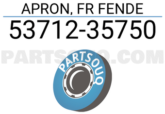 Toyota 5371235750 APRON, FR FENDE