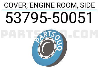 5379550052 Genuine Toyota COVER ENGINE ROOM SIDE 53795-50052