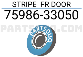 Toyota 7598633050 STRIPE FR DOOR