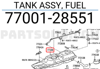 Toyota 7700128551 TANK ASSY, FUEL