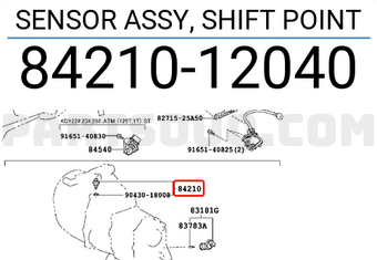 Toyota 8421012040 SENSOR ASSY, SHIFT POINT