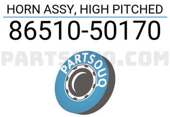 Toyota 8651050170 HORN ASSY, HIGH PITCHED