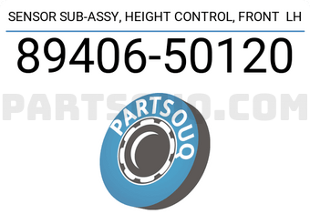 Toyota 8940650120 SENSOR SUB-ASSY, HEIGHT CONTROL, FRONT LH