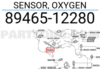Toyota 8946512280 SENSOR, OXYGEN