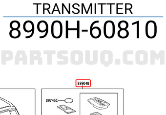 Toyota 8990H60810 TRANSMITTER