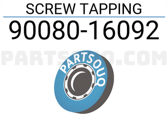 Toyota 9008016092 SCREW TAPPING