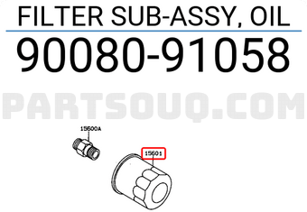 Toyota 9008091058 FILTER SUB-ASSY, OIL