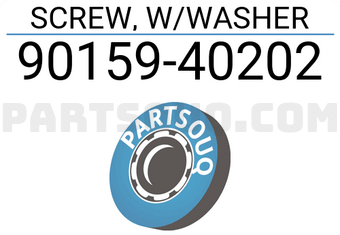 Toyota 9015940202 SCREW, W/WASHER