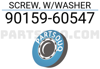 Toyota 9015960547 SCREW, W/WASHER