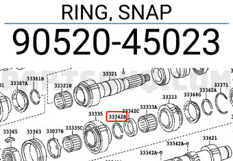 Toyota 9052045023 RING, SNAP
