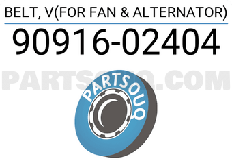 Toyota 9091602404 BELT, V(FOR FAN & ALTERNATOR)