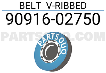Toyota 9091602750 BELT V-RIBBED