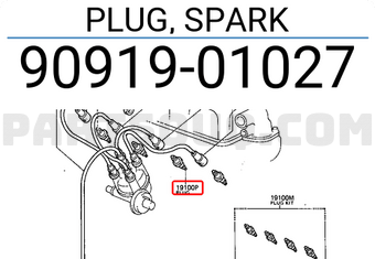 Toyota 9091901027 PLUG, SPARK