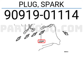 Toyota 9091901114 PLUG, SPARK