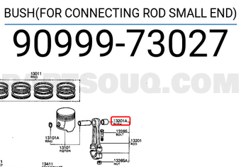 Toyota 9099973027 BUSH(FOR CONNECTING ROD SMALL END)