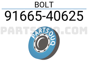 Toyota 9166540625 BOLT