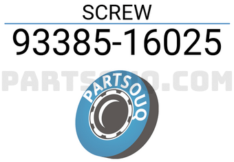 Toyota 9338516025 SCREW