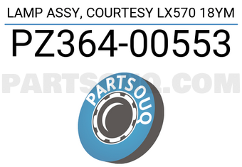 Toyota PZ36400553 LAMP ASSY, COURTESY LX570 18YM
