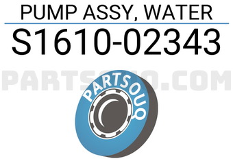 Toyota S161002343 PUMP ASSY, WATER