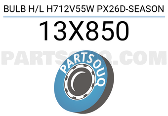 Trifa 13X850 BULB H/L H712V55W PX26D-SEASON