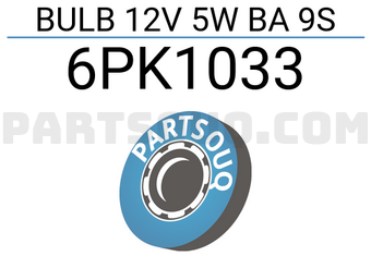 Trifa 6PK1033 BULB 12V 5W BA 9S