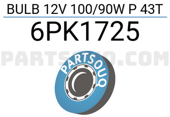 Trifa 6PK1725 BULB 12V 100/90W P 43T