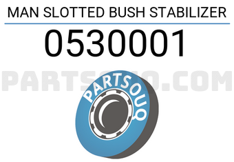 TruckTec 0530001 MAN SLOTTED BUSH STABILIZER