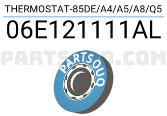 TruckTec 06E121111AL THERMOSTAT-85DE/A4/A5/A8/Q5