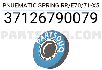 TruckTec 37126790079 PNUEMATIC SPRING RR/E70/71-X5